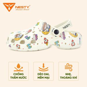 Dép Sục Nữ Nam NESTY Họa Tiết Hình Mini Kiểu Dáng Sục Đế...
