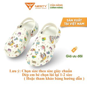 Dép Sục Nữ Nam NESTY Họa Tiết Hình Mini Kiểu Dáng Sục Đế...
