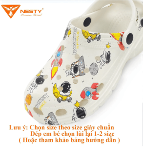 DÉP SỤC NESTY CHẤT LIỆU NHỰA EVA ÊM ÁI KIỂU DÁNG UNISEX FULL SIZE CHO CẢ GIA ĐÌNH Đế Bằng Nam NE01-NK01