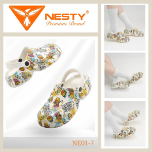 DÉP SỤC NESTY UNISEX IN CHỦ ĐỀ ROCK MUSIC FULL SIZE CHO CẢ GIA ĐÌNH NE01-7 DéP Sandal Đế Bằng Nam Hoa