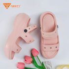 [Tặng 10 Sticker] Dép Hai Quai Nữ Đế Cao 7CM NESTY Kiểu Dáng Basic Sục Đế Cao Mềm Chống Trượt NE10 Cao Su