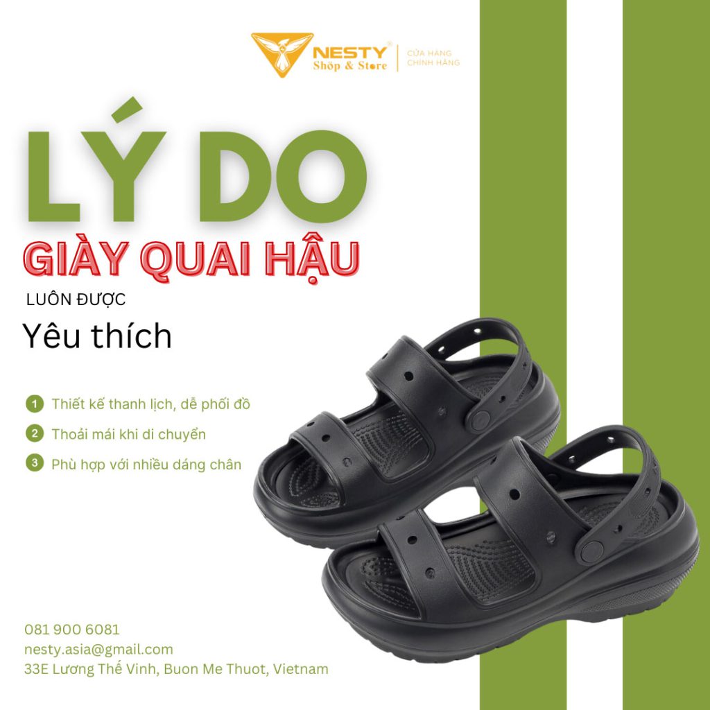 Giày quai hậu