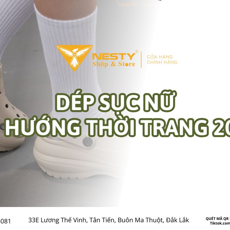 Dép sục nữ xu hướng thời trang năm 2025