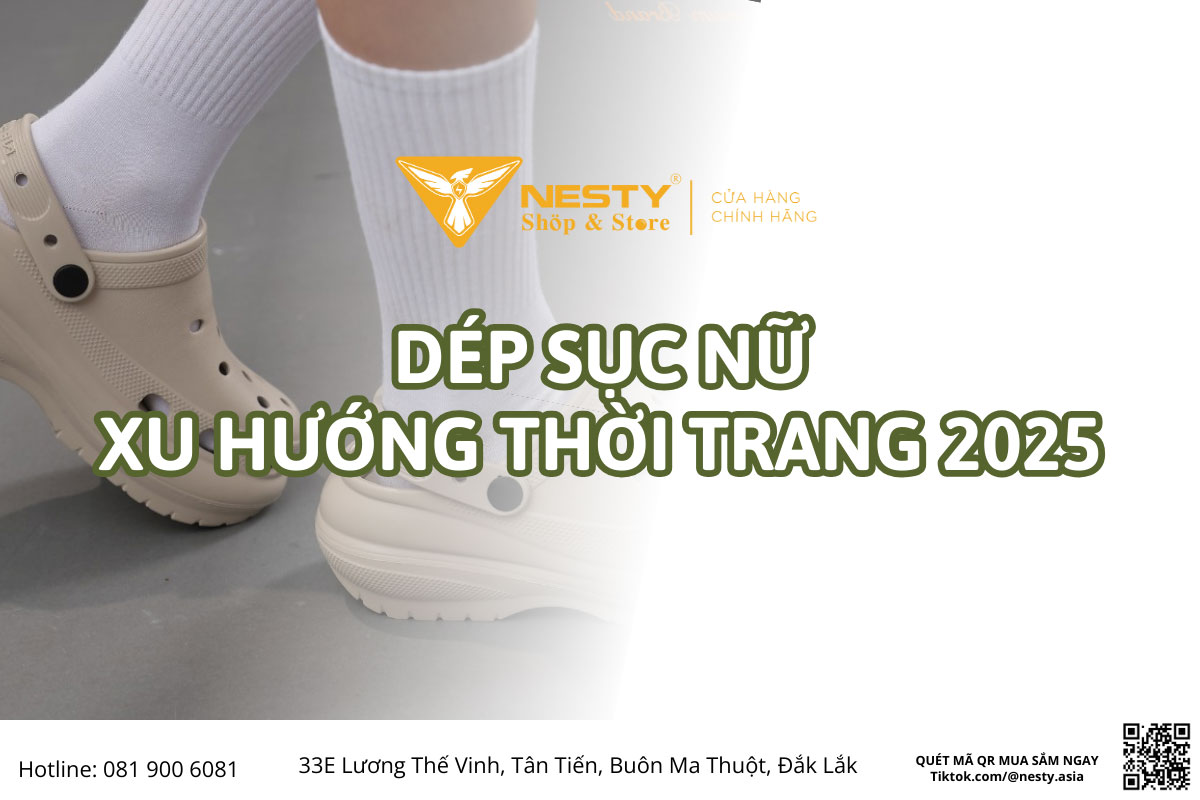 Dép Sục Nữ – Xu Hướng Thời Trang 2025