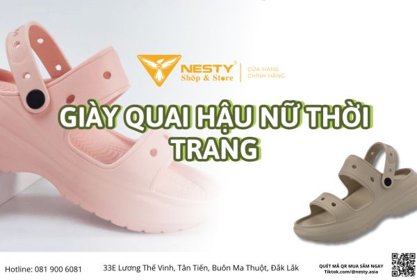 Giày Quai Hậu Nữ Thời Trang