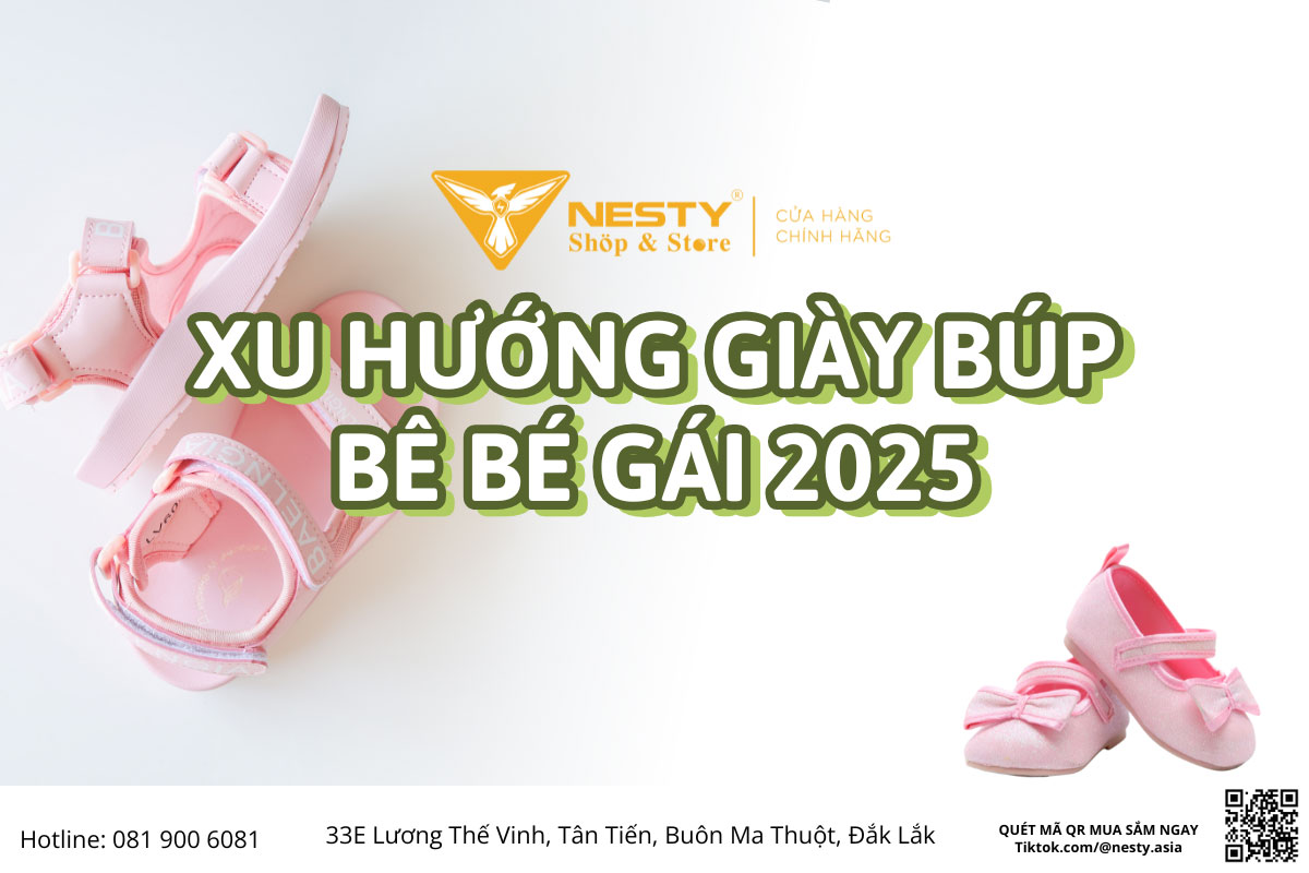 Xu Hướng Giày Búp Bê Bé Gái 2025