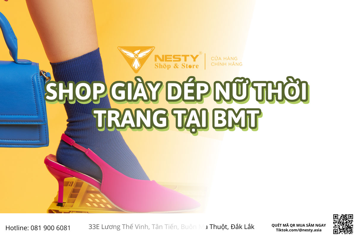 Shop giày dép nữ thời trang tại BMT