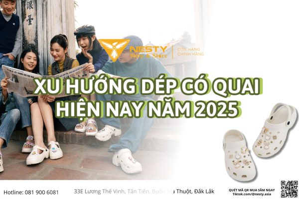 xu hướng dép có quai hiện nay 2025