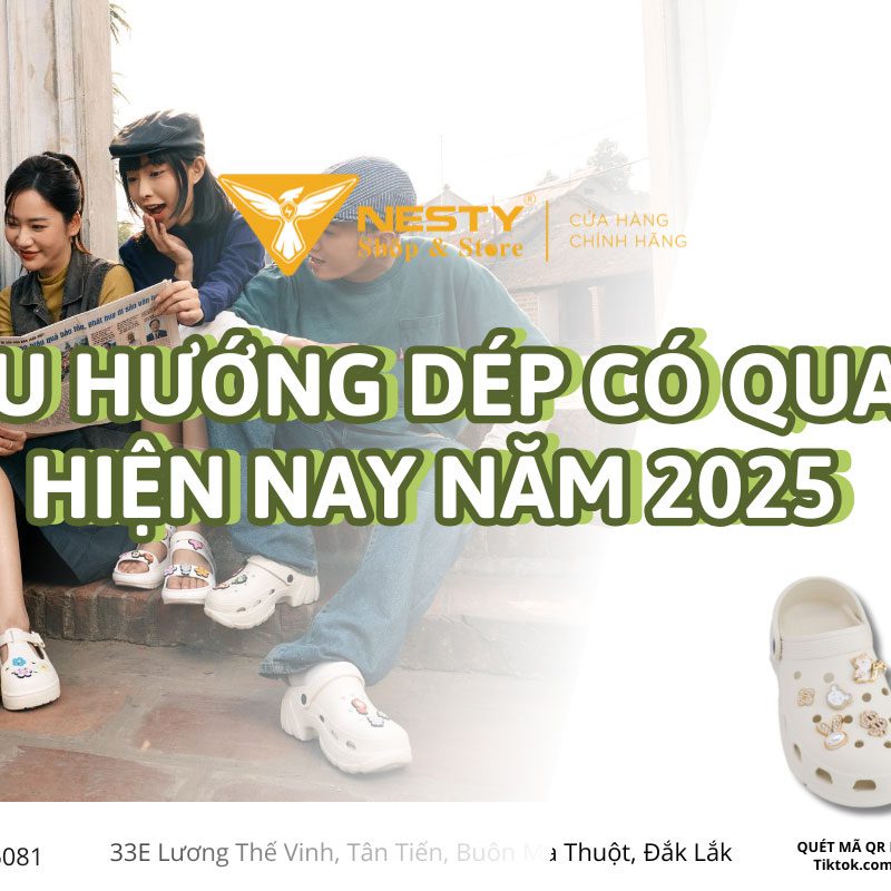 xu hướng dép có quai hiện nay 2025