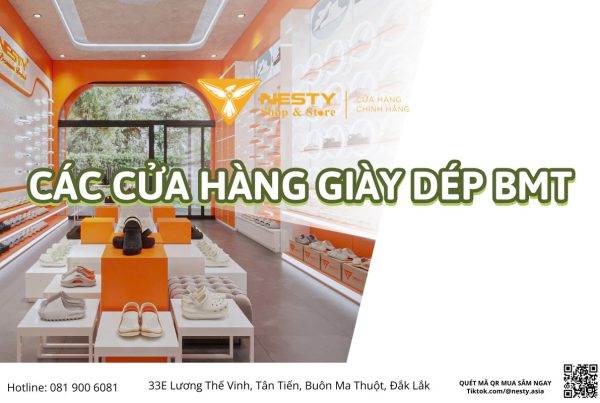 các cửa hàng giày dép BMT