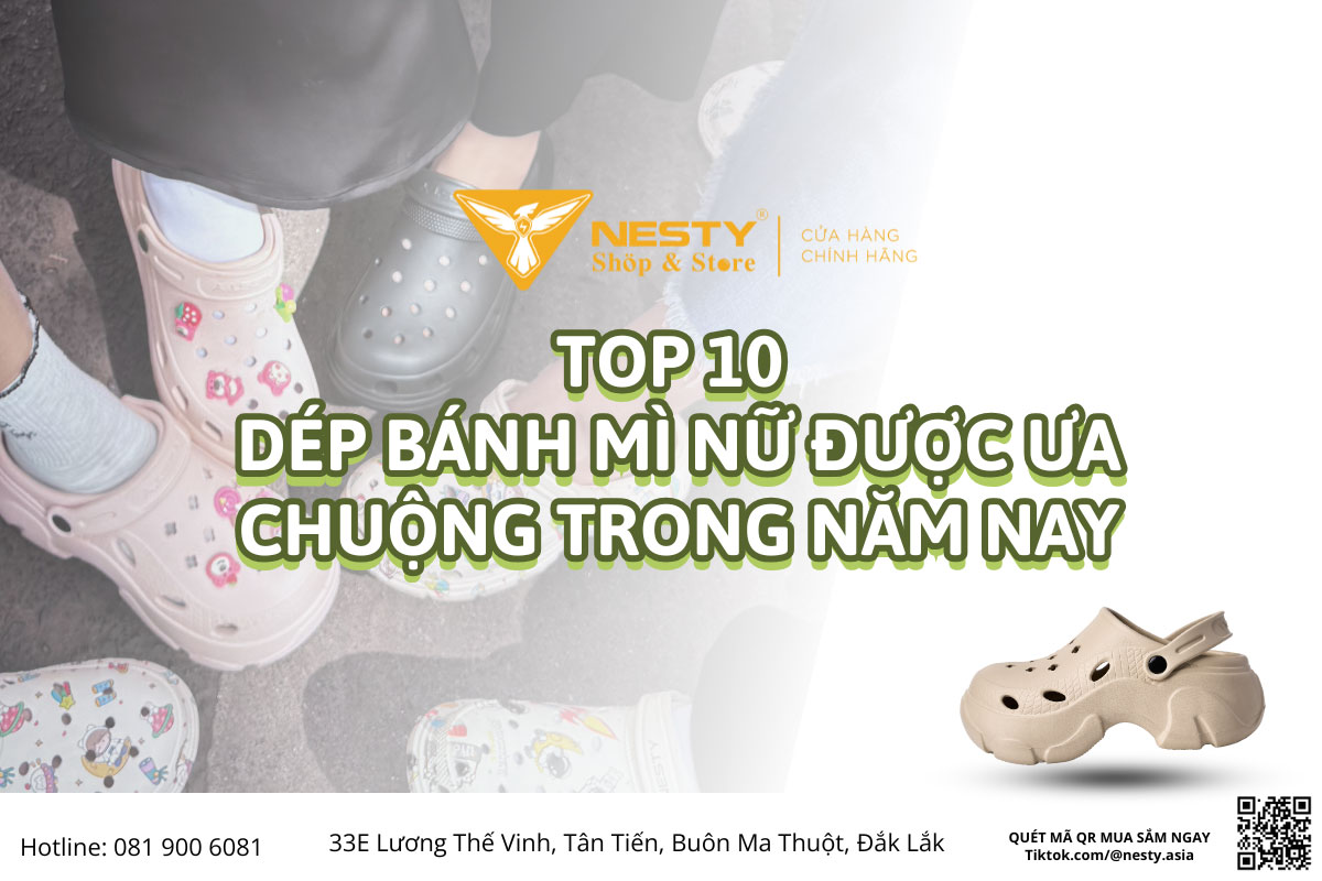 Top 10 Dép Bánh Mì Nữ Được Ưa Chuộng Trong Năm Nay