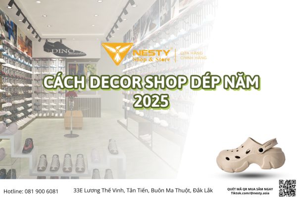 Cách decor dép năm 2025