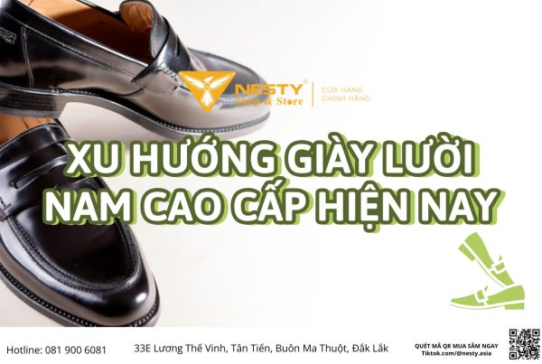 xu hướng giày lười nam cao cấp hiện nay