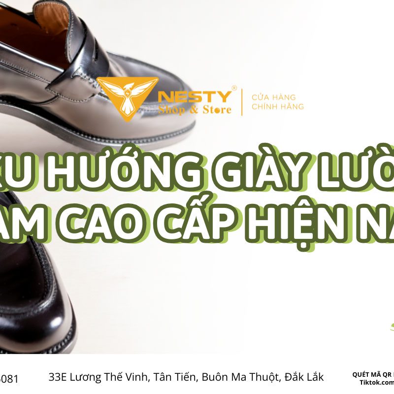 xu hướng giày lười nam cao cấp hiện nay