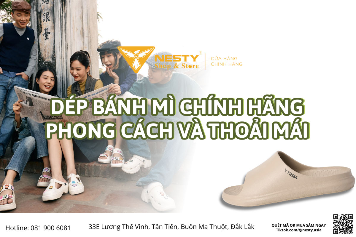 Dép Bánh Mì Chính Hãng – Phong Cách Và Sự Thoải Mái