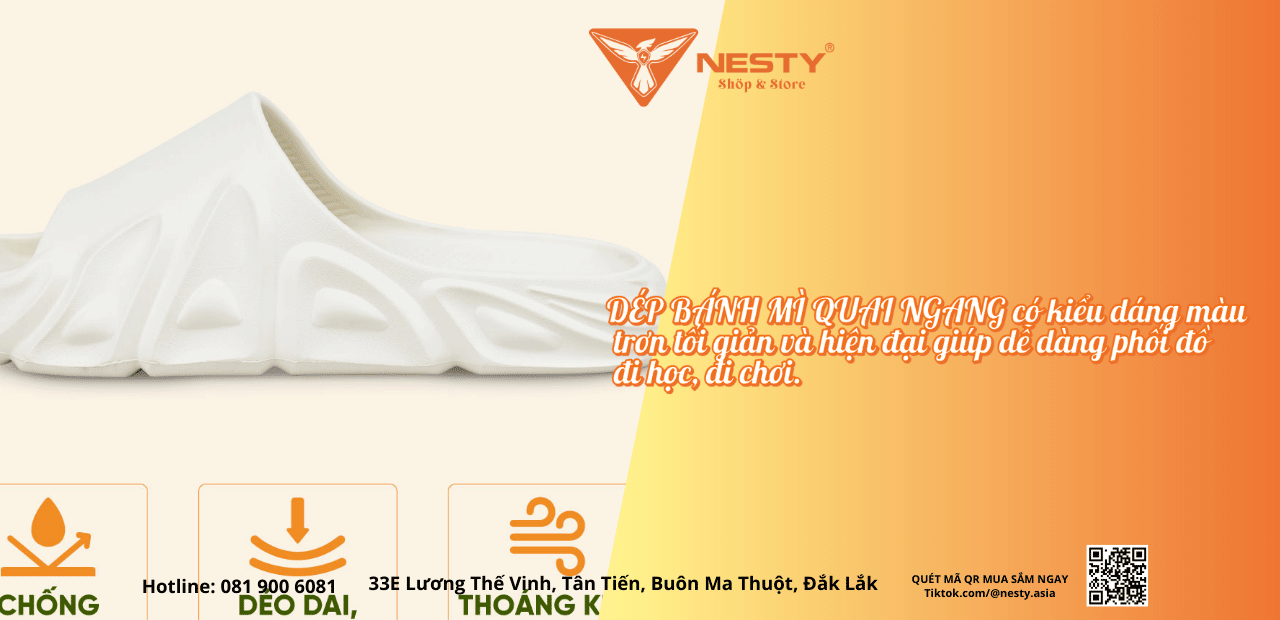 Dép bánh mì nữ 