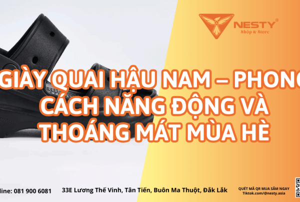 Giày quai hậu nam