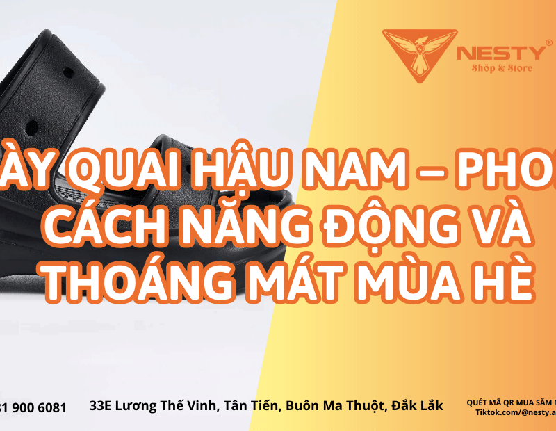 Giày quai hậu nam