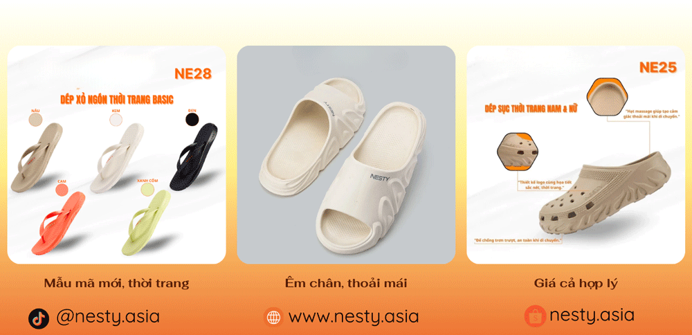 shop dép nam gần đây
