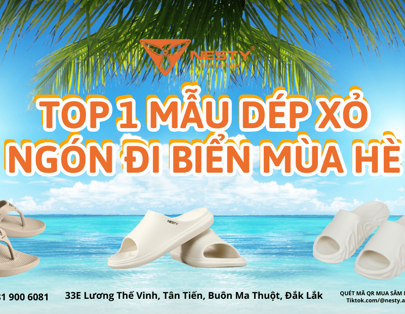 dép xỏ ngón đi biển