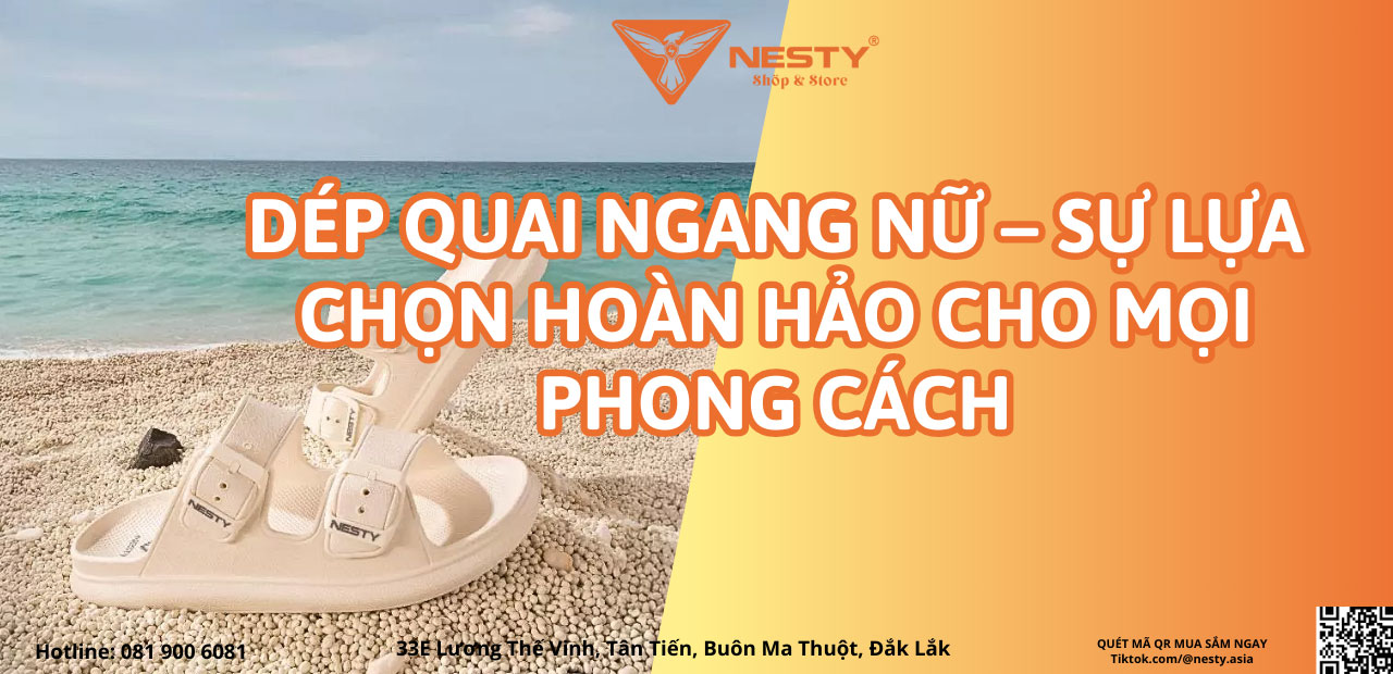 Dép Quai Ngang Nữ – Sự Lựa Chọn Hoàn Hảo Cho Mọi Phong Cách