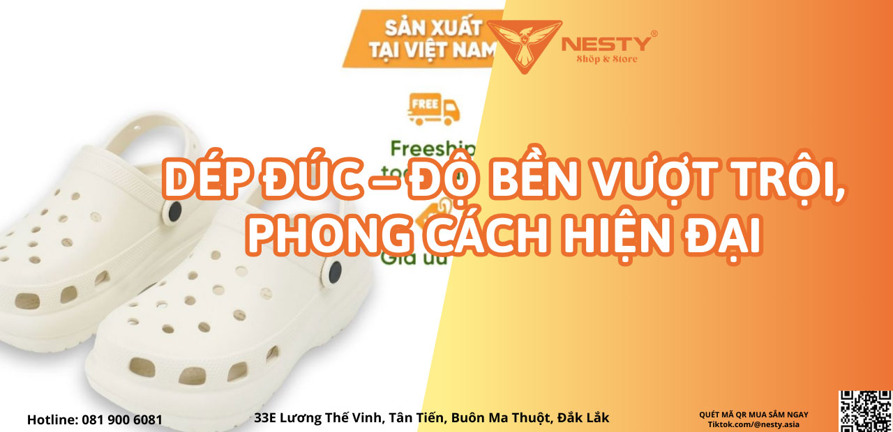 Dép Đúc – Độ Bền Vượt Trội, Phong Cách Hiện Đại