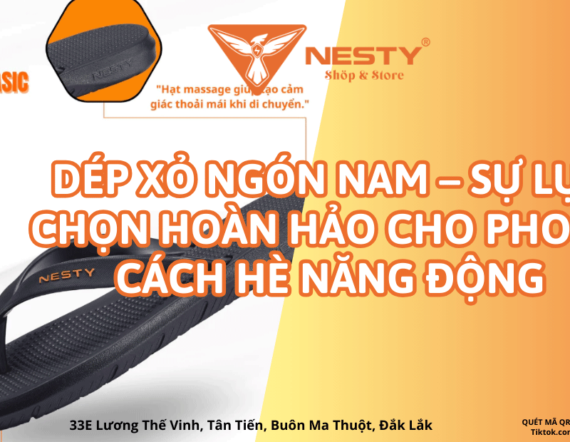 dép xỏ ngón nam