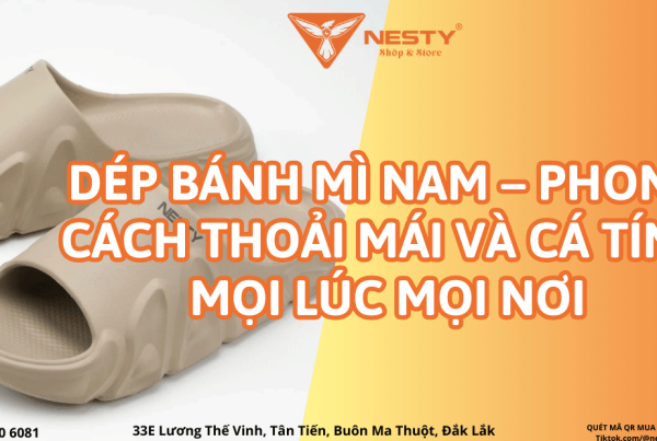 dép bánh mì nam