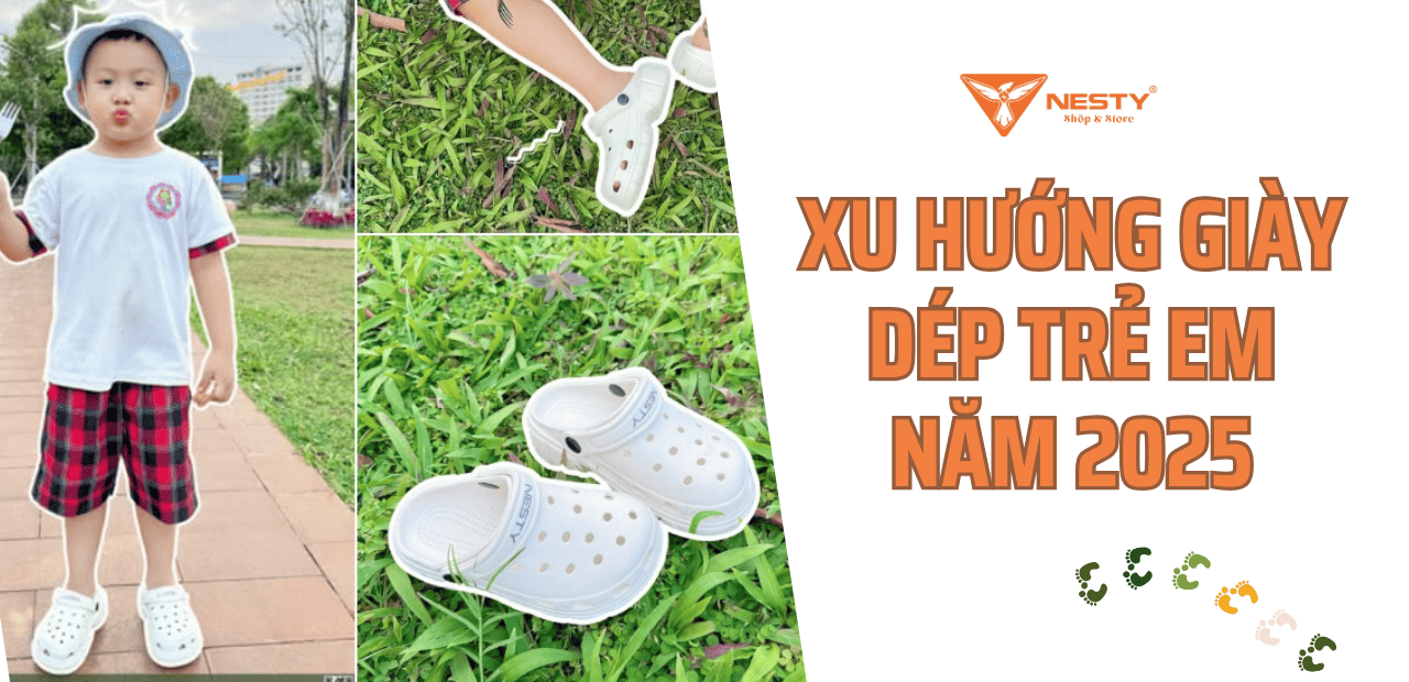 Xu Hướng Giày Dép Trẻ Em năm 2025