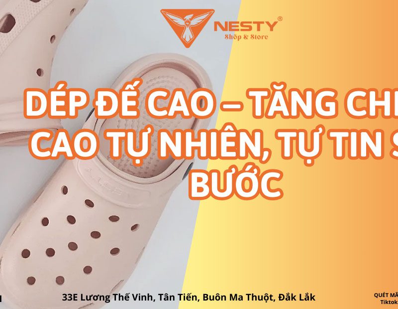dép đế cao