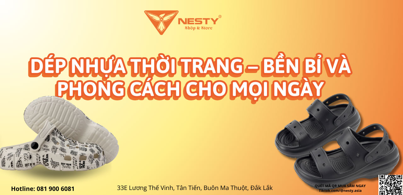 Dép Nhựa Thời Trang – Bền Bỉ Và Phong Cách Cho Mọi Ngày