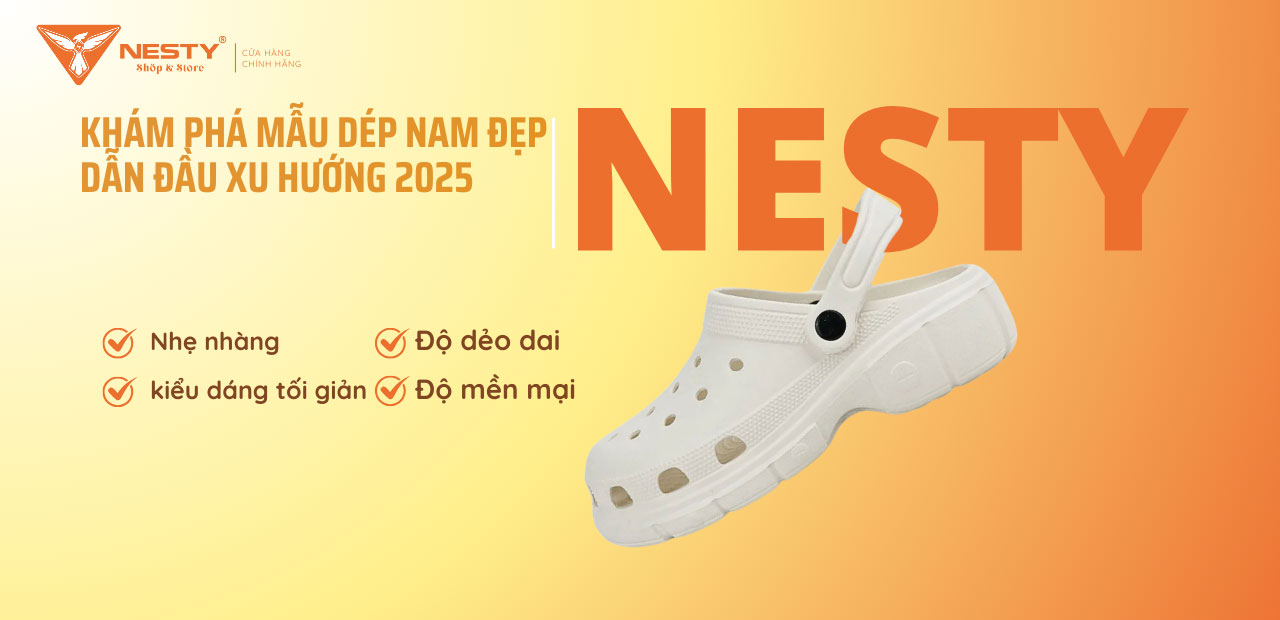 Khám Phá Những Mẫu Dép Nam Đẹp Dẫn Đầu Xu Hướng 2025